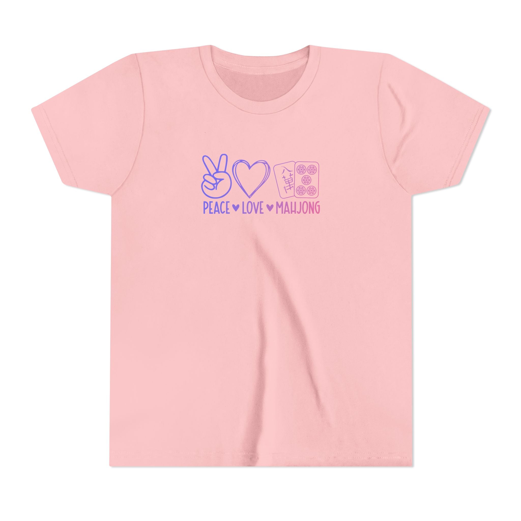 Youth Tee - Peace Love Mahjong