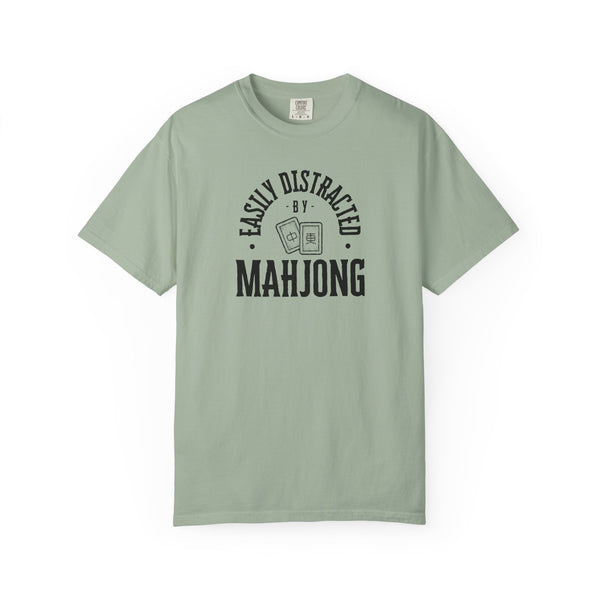 T-Shirt - Easily Distracted by Mahjong (Comfort Colors - Unisex)