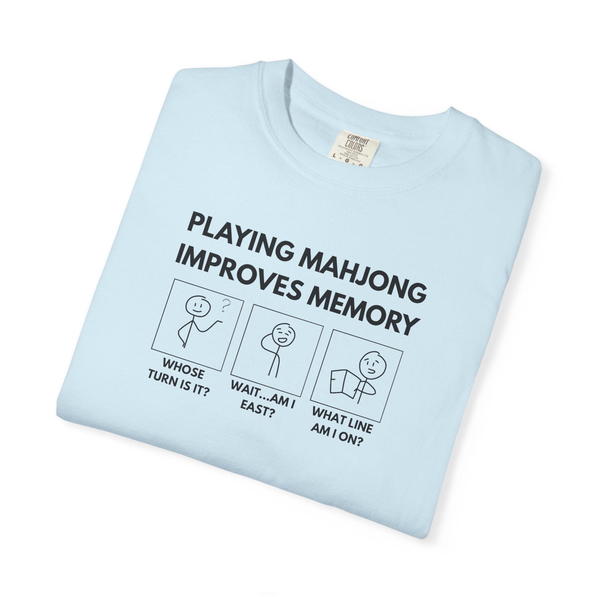 T-Shirt - Mahjong Improves Memory (Comfort Colors - Unisex)