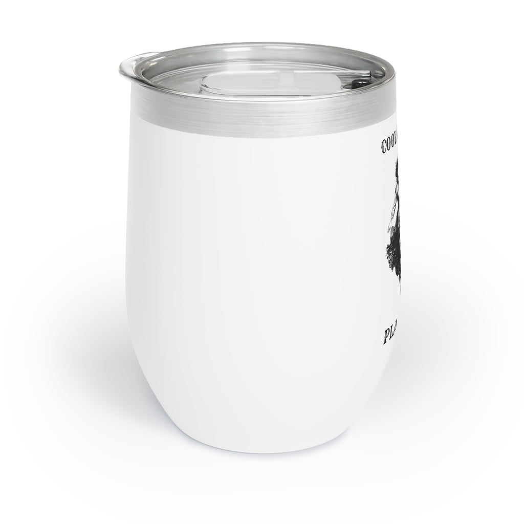 Chill Wine Tumbler - Cool Grandmas Play Mahjong