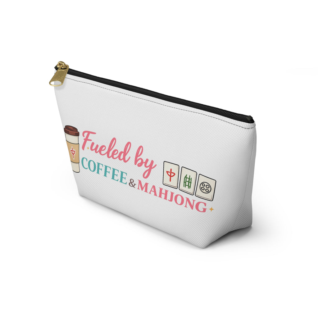 Accessory Pouch -  Fueled by Coffee & Mahjong