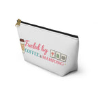 Accessory Pouch -  Fueled by Coffee & Mahjong