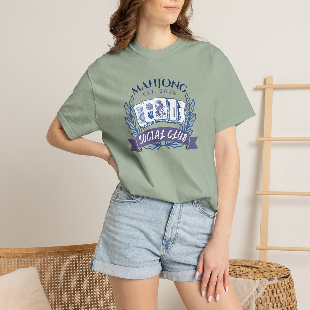 T-Shirt - Mahjong Social Club (Comfort Colors - Unisex)