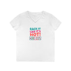 T-Shirt - Rack It Like It's Hot (Womens V-Neck)