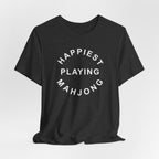 T-Shirt - Happiest Playing Mahjong (Bella+Canvas - Unisex)
