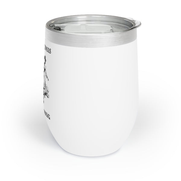 Chill Wine Tumbler - Cool Grandmas Play Mahjong