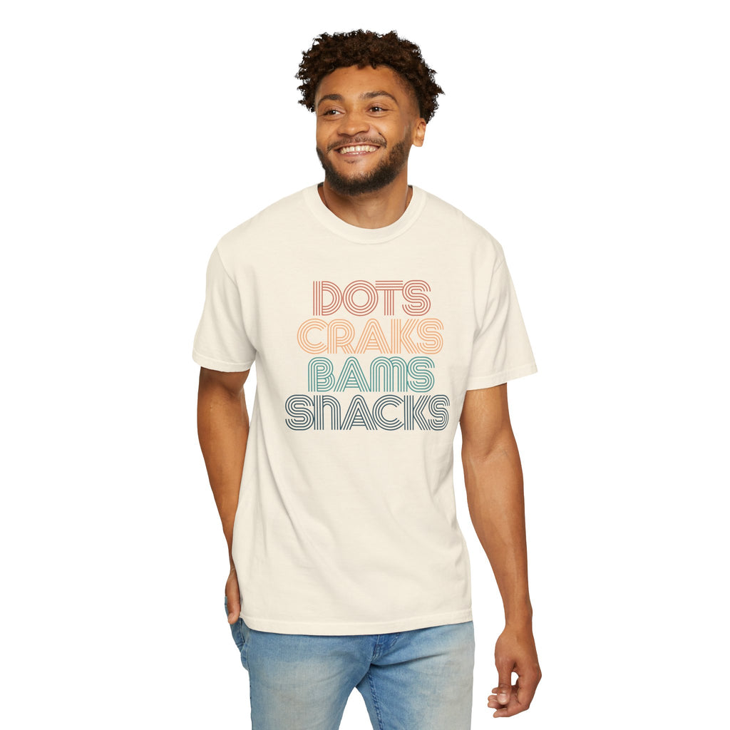 T-Shirt -Dots Craks Bams Snacks (Comfort Colors - Unisex)