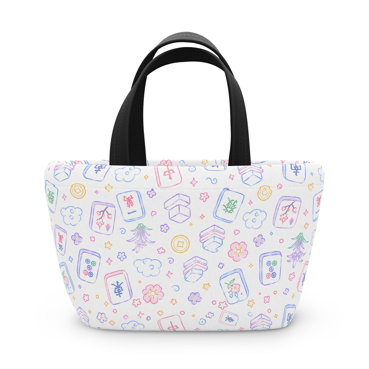 Lunch Bag -  Colorful Mahjong Tiles