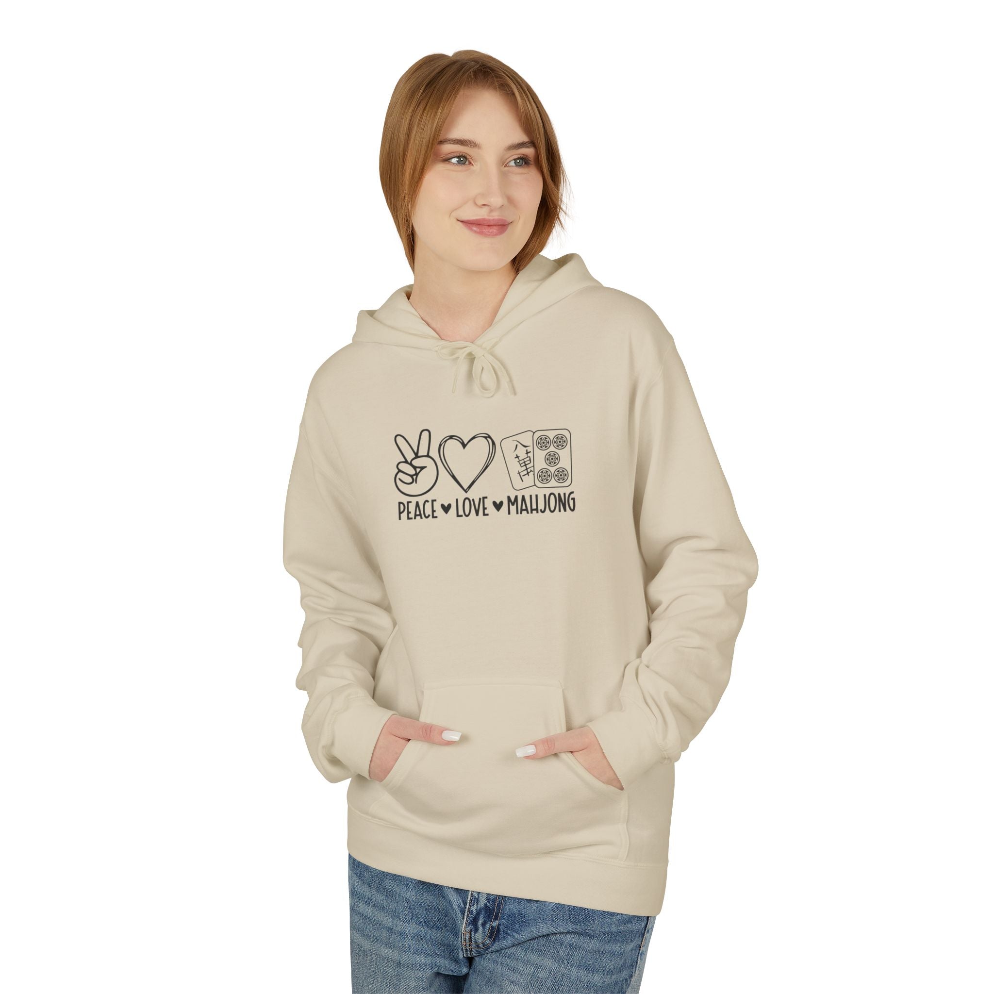 Hoodie - Peace Love Mahjong