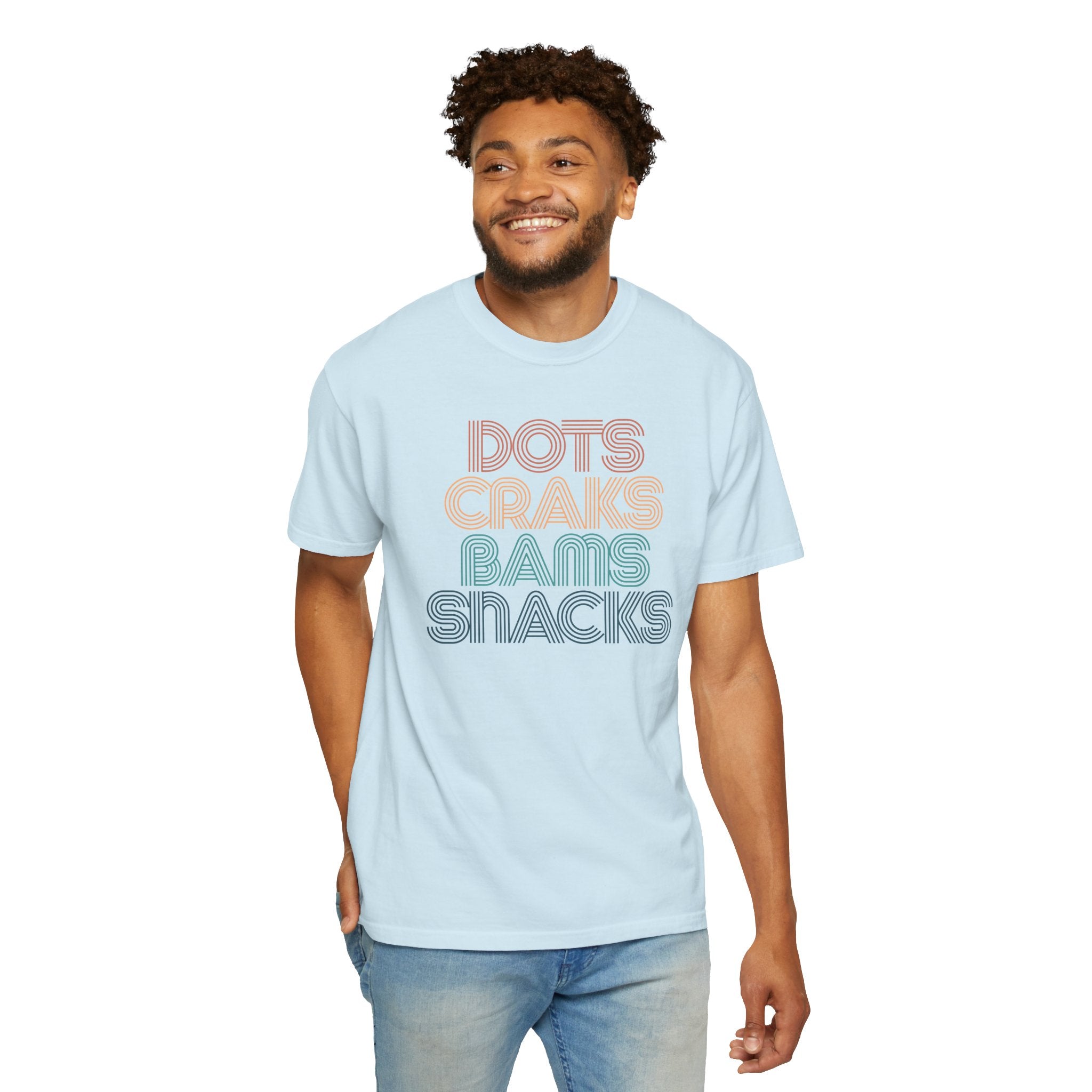 T-Shirt -Dots Craks Bams Snacks (Comfort Colors - Unisex)