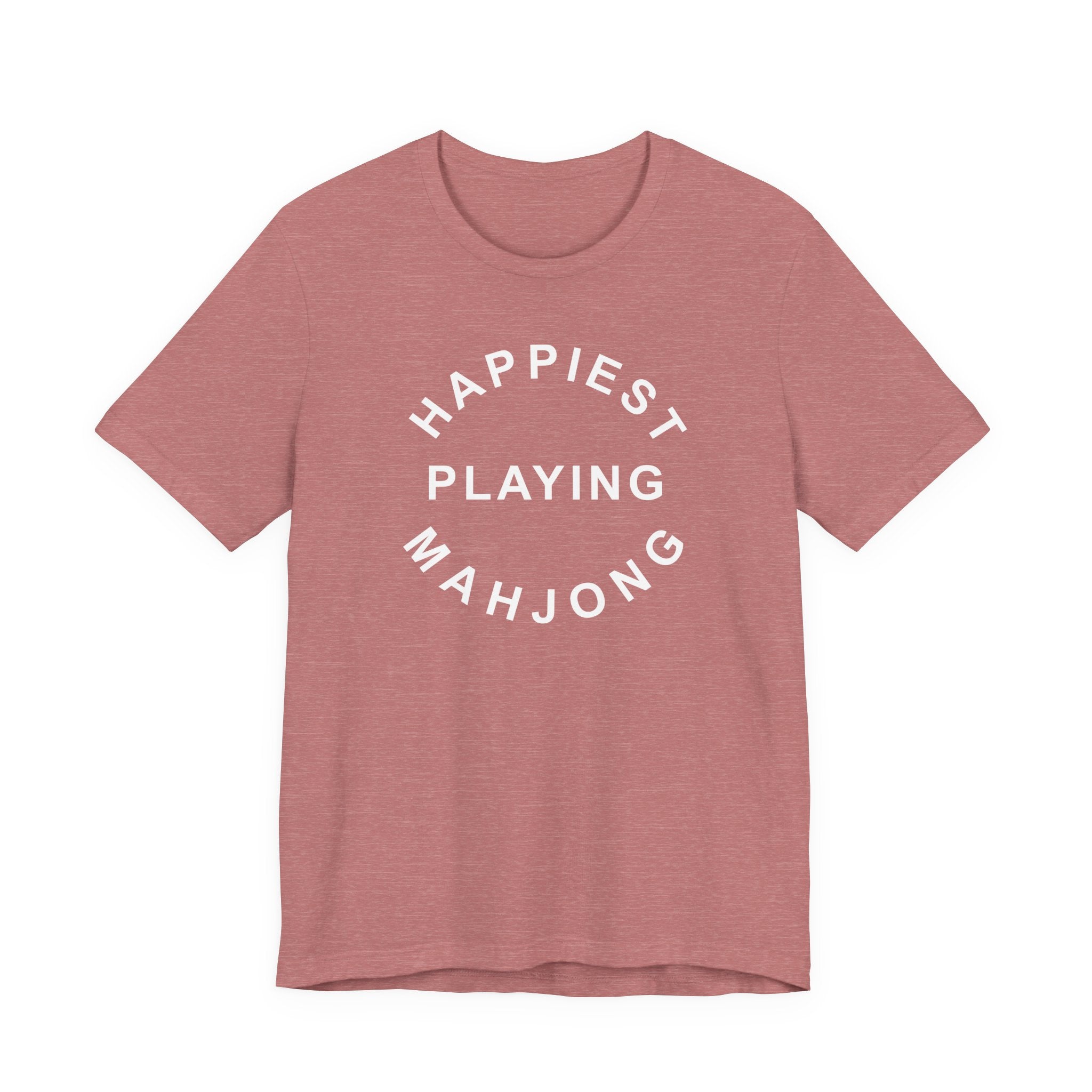 T-Shirt - Happiest Playing Mahjong (Bella+Canvas - Unisex) Secondary image