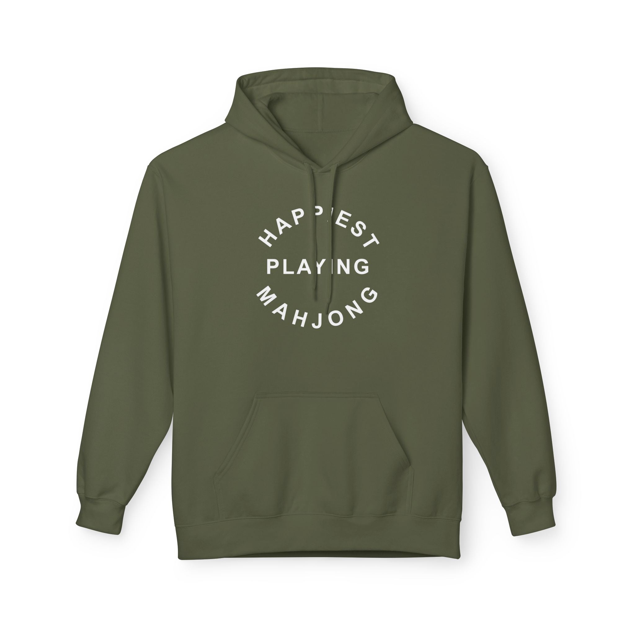 Hoodie - Happiest Playing Mahjong