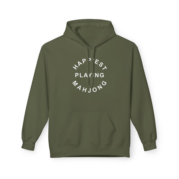 Hoodie - Happiest Playing Mahjong