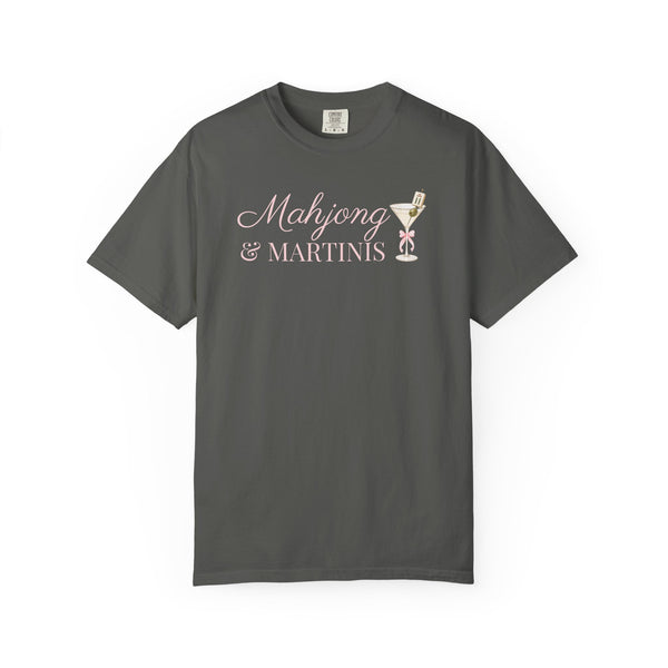 T-Shirt - Mahjong & Martinis T-Shirt (Comfort Colors - Unisex)