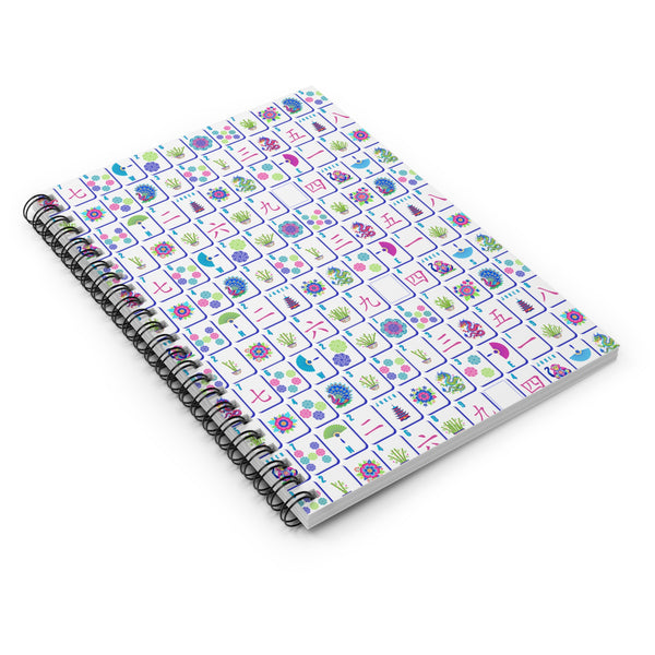 Spiral Notebook - Mahjong Tiles