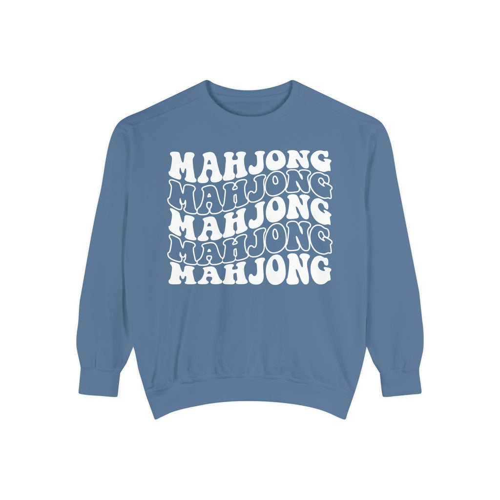 Crewneck Sweatshirt - Mahjong Retro Stack
