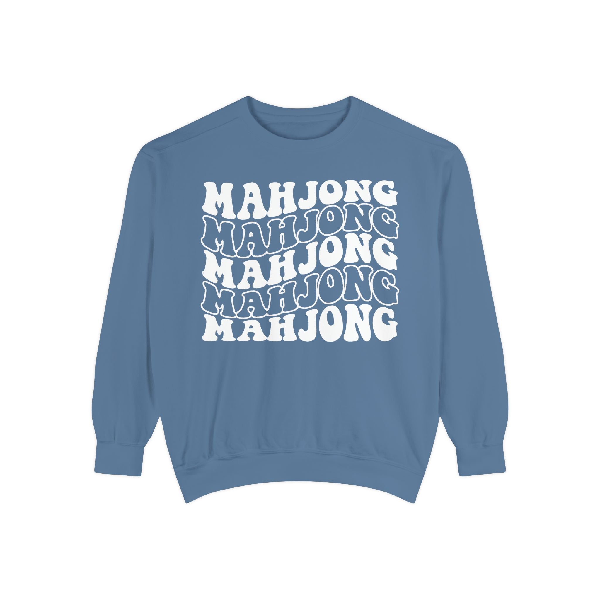 Crewneck Sweatshirt - Mahjong Retro Stack