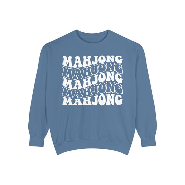 Crewneck Sweatshirt - Mahjong Retro Stack