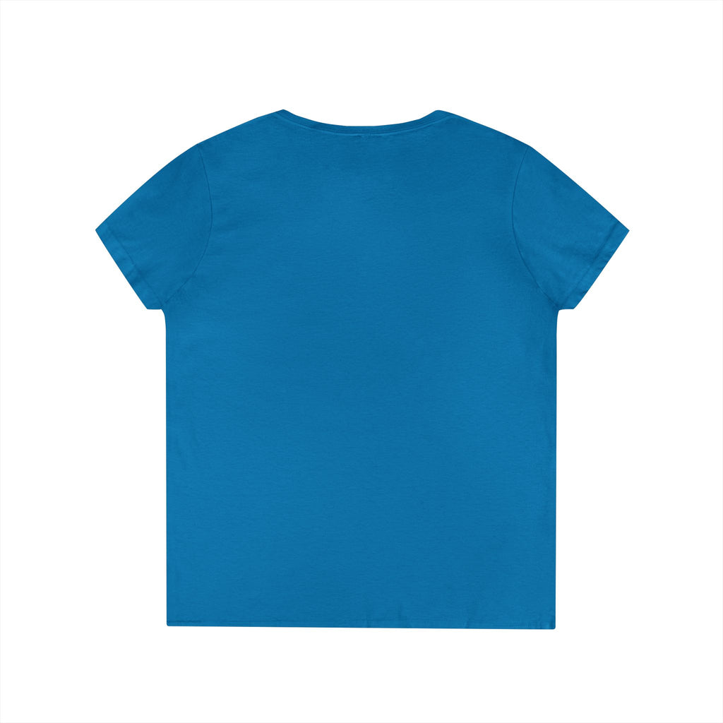 T-Shirt - Cool Grandmas Play Mahjong (Women's V-Neck)