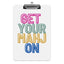 Acrylic Clipboard - Get Your Mahj On