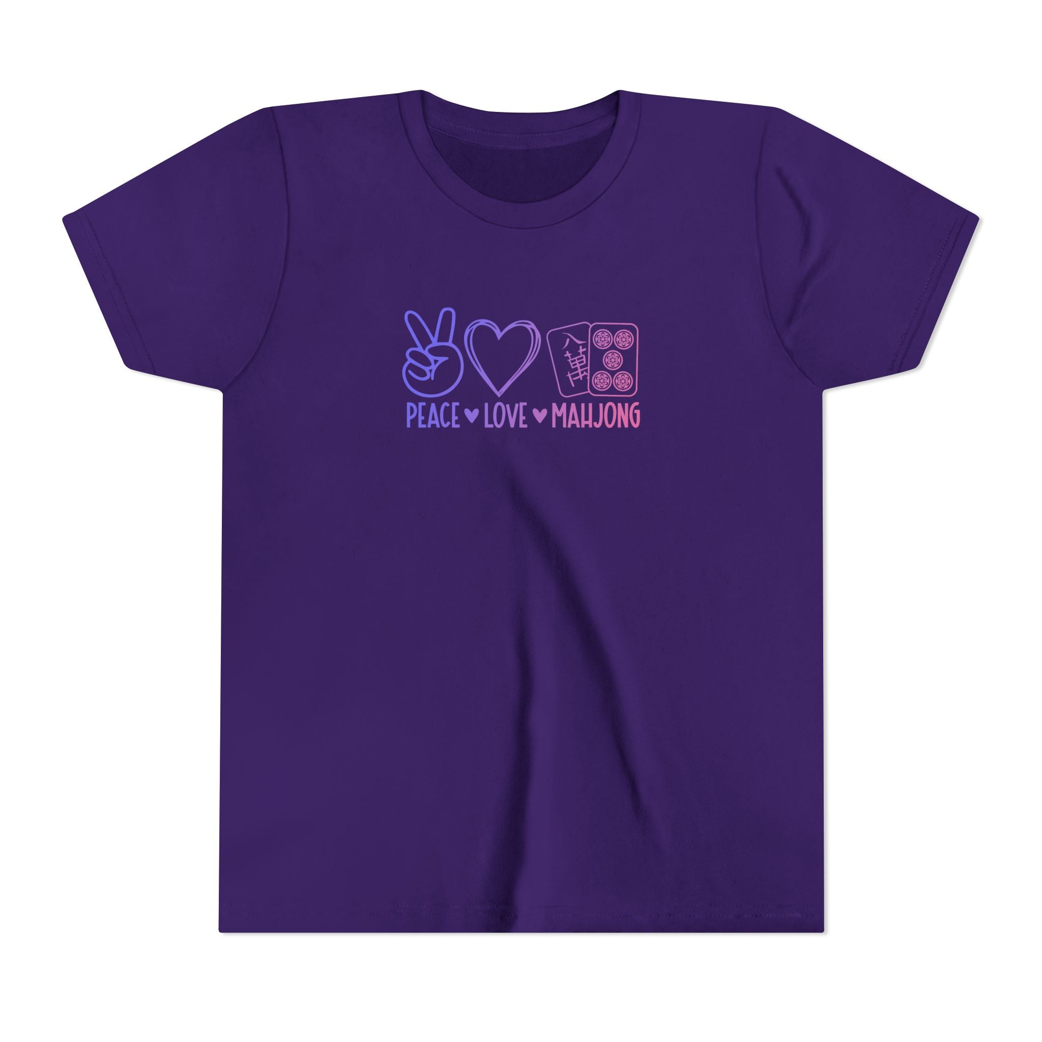 Youth Tee - Peace Love Mahjong