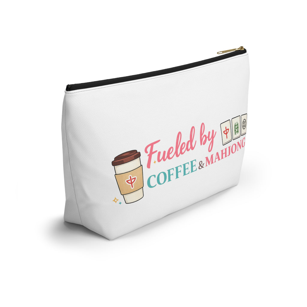 Accessory Pouch -  Fueled by Coffee & Mahjong