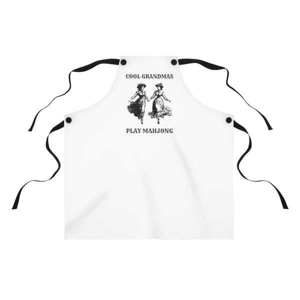 Apron - Cool Grandmas Play Mahjong