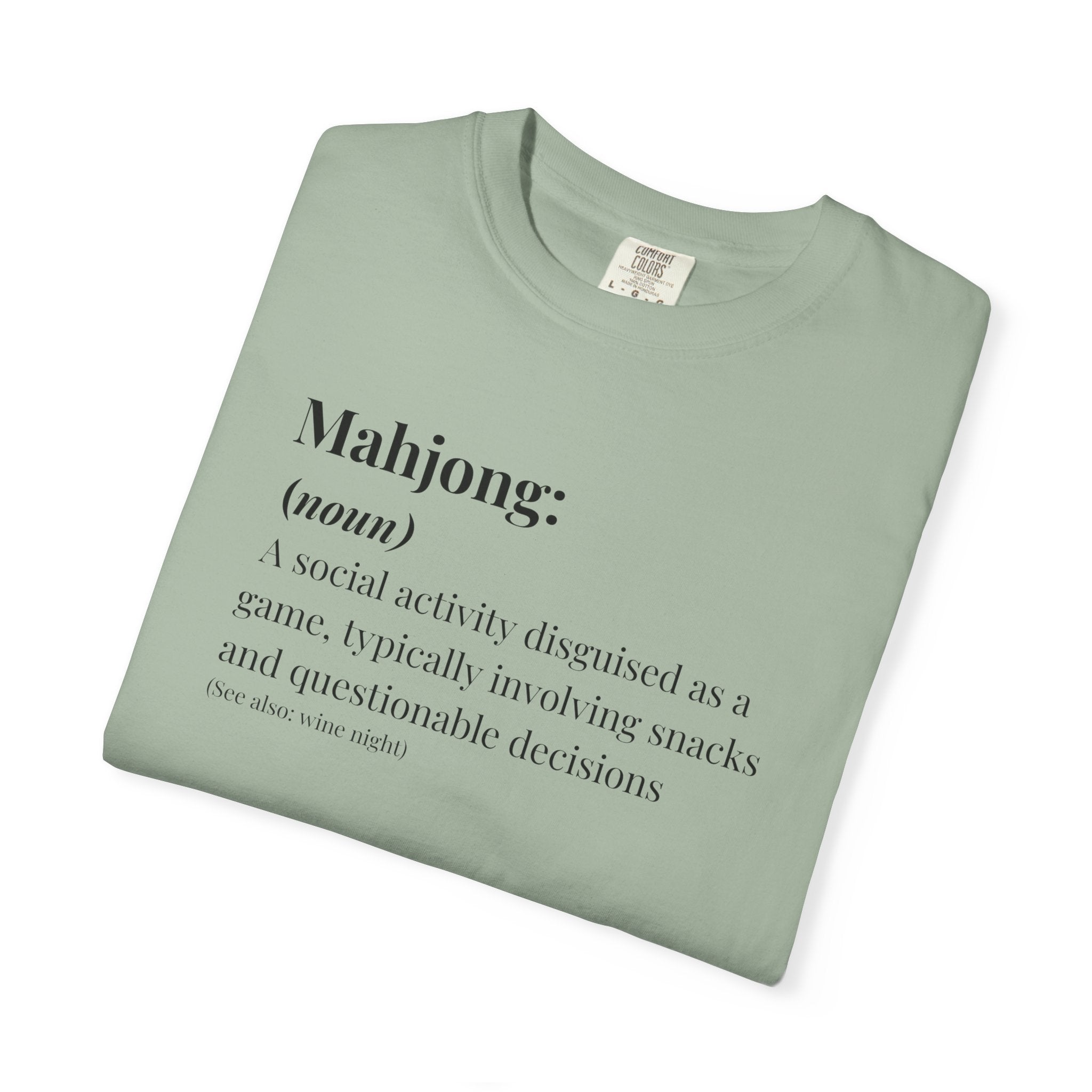 T-Shirt - Mahjong definition (Comfort Colors - Unisex)