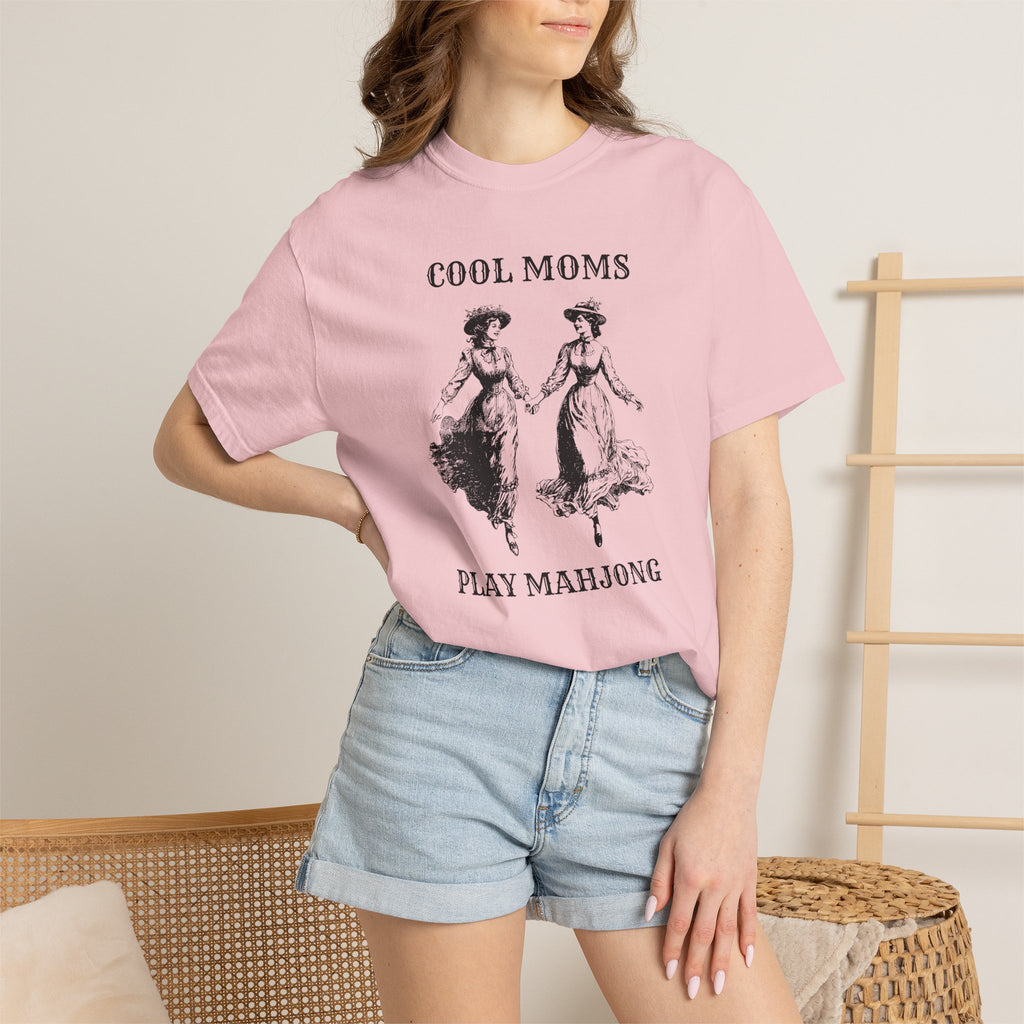 T-Shirt - Cool Moms Play Mahjong (Comfort Colors - Unisex)