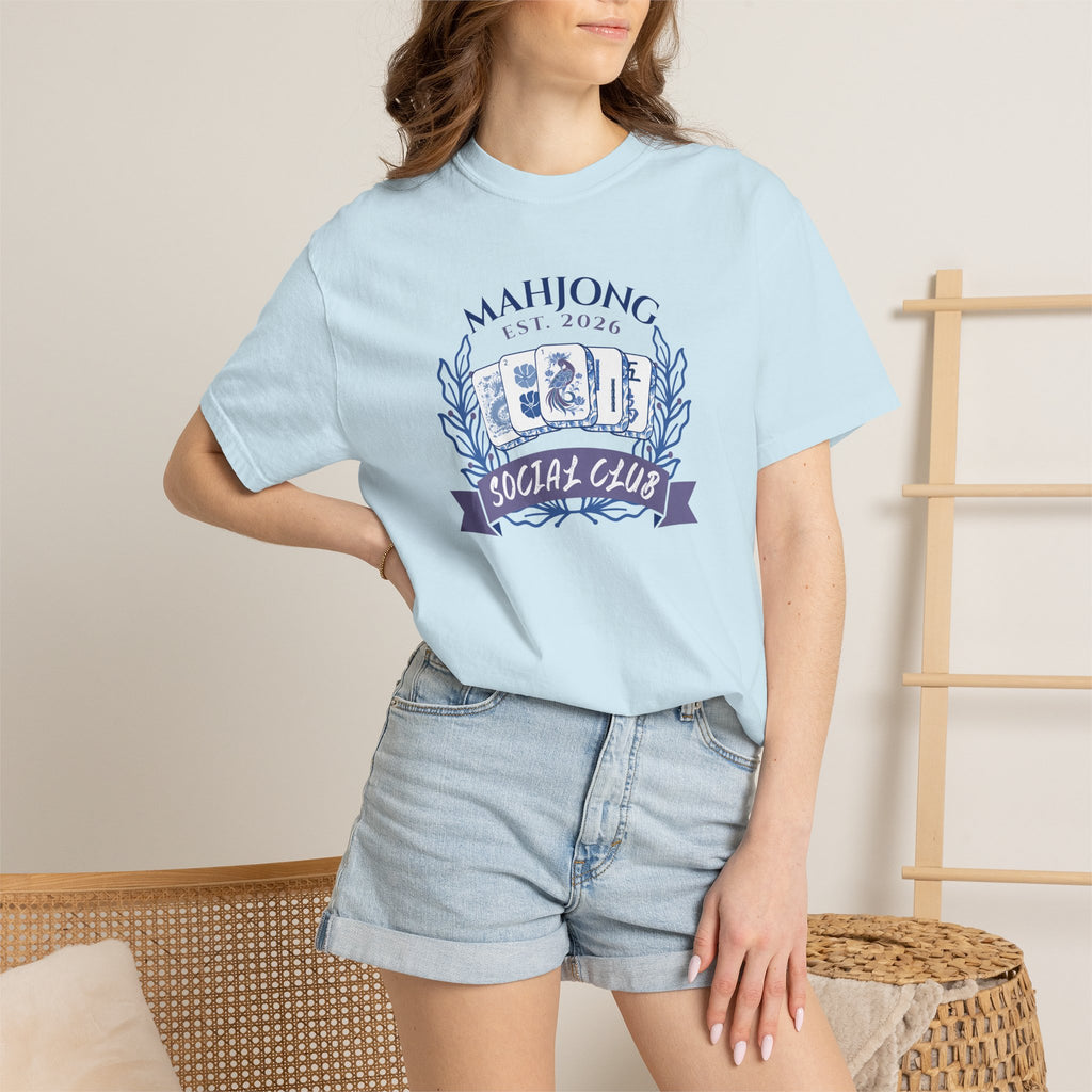 T-Shirt - Mahjong Social Club (Comfort Colors - Unisex)