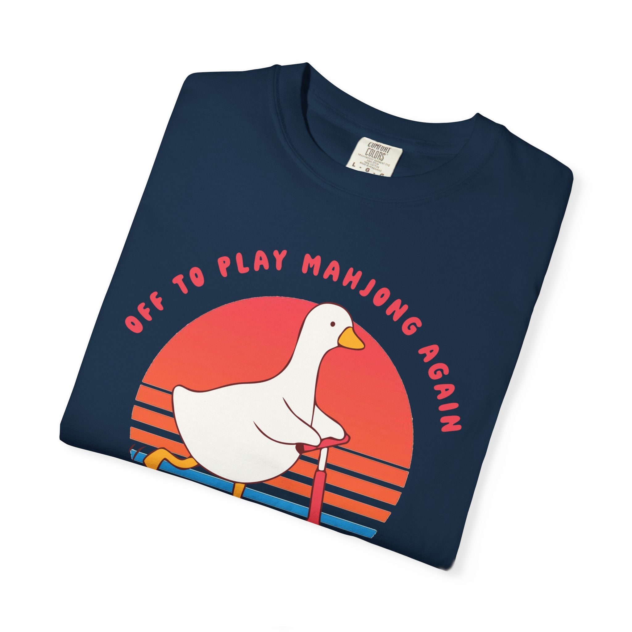 T-Shirt - Off To Play Mahjong Again (Comfort Colors - Unisex)