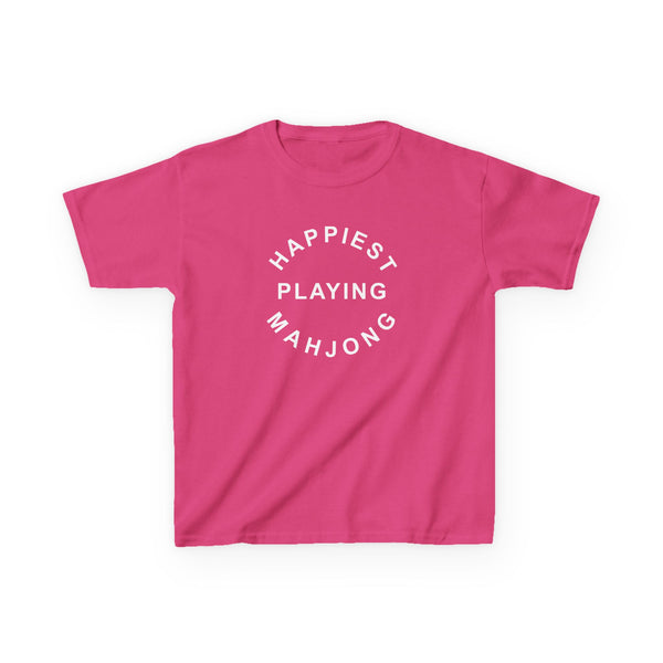 Youth Tee - Happiest Playing Mahjong