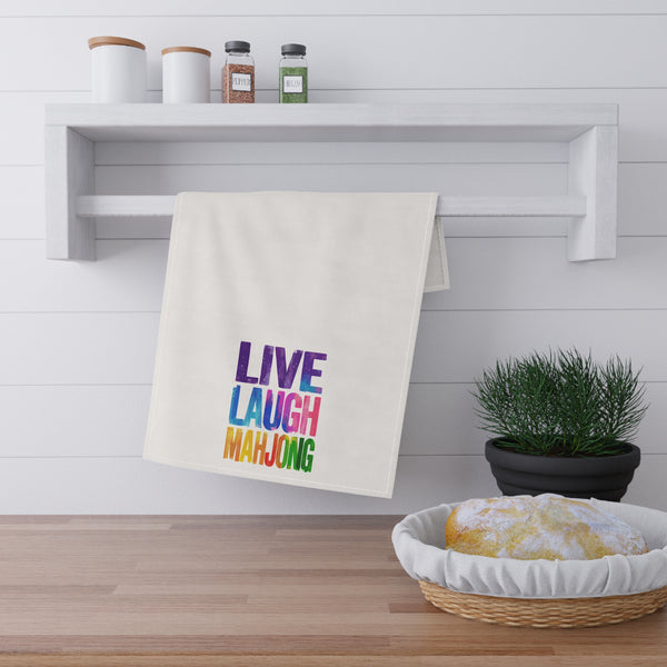 Tea Towels - Live Laugh Mahjong