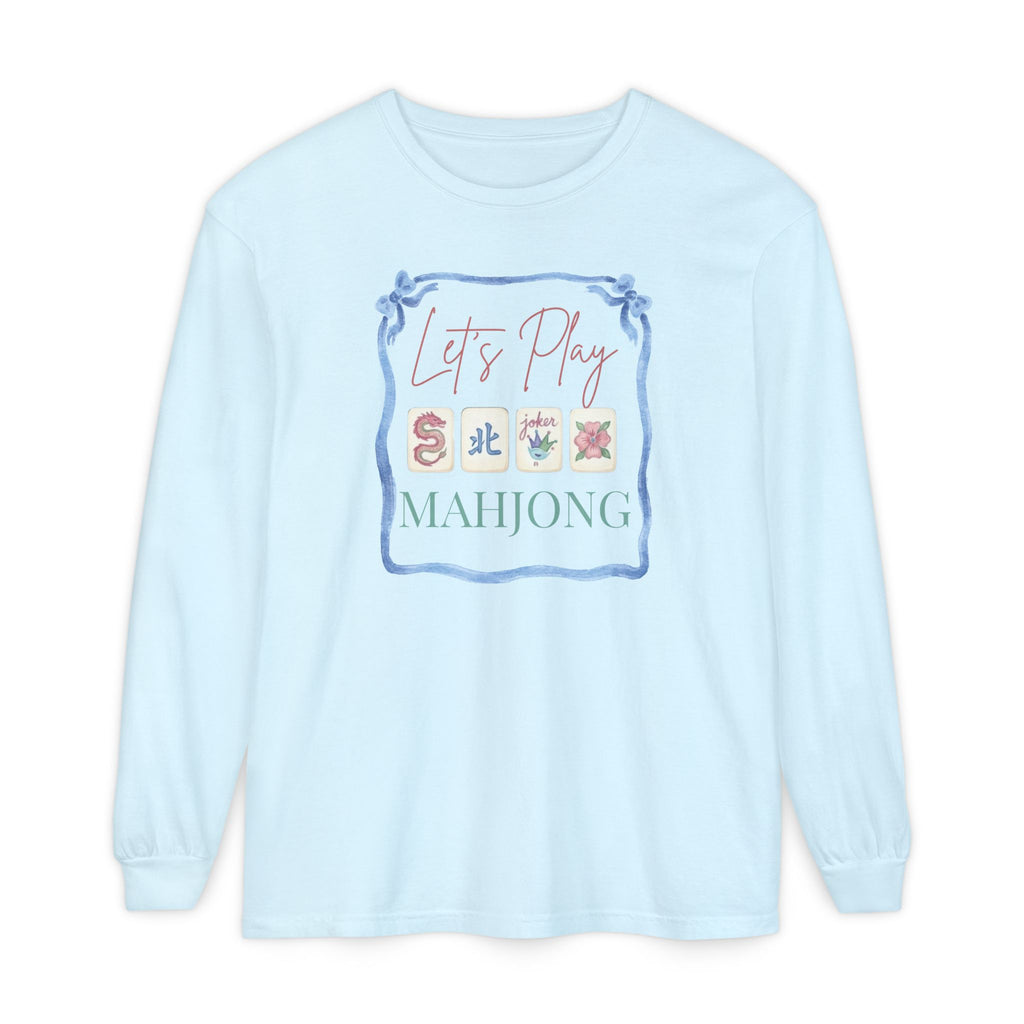 Long Sleeve T-Shirt - Let's Play Mahjong