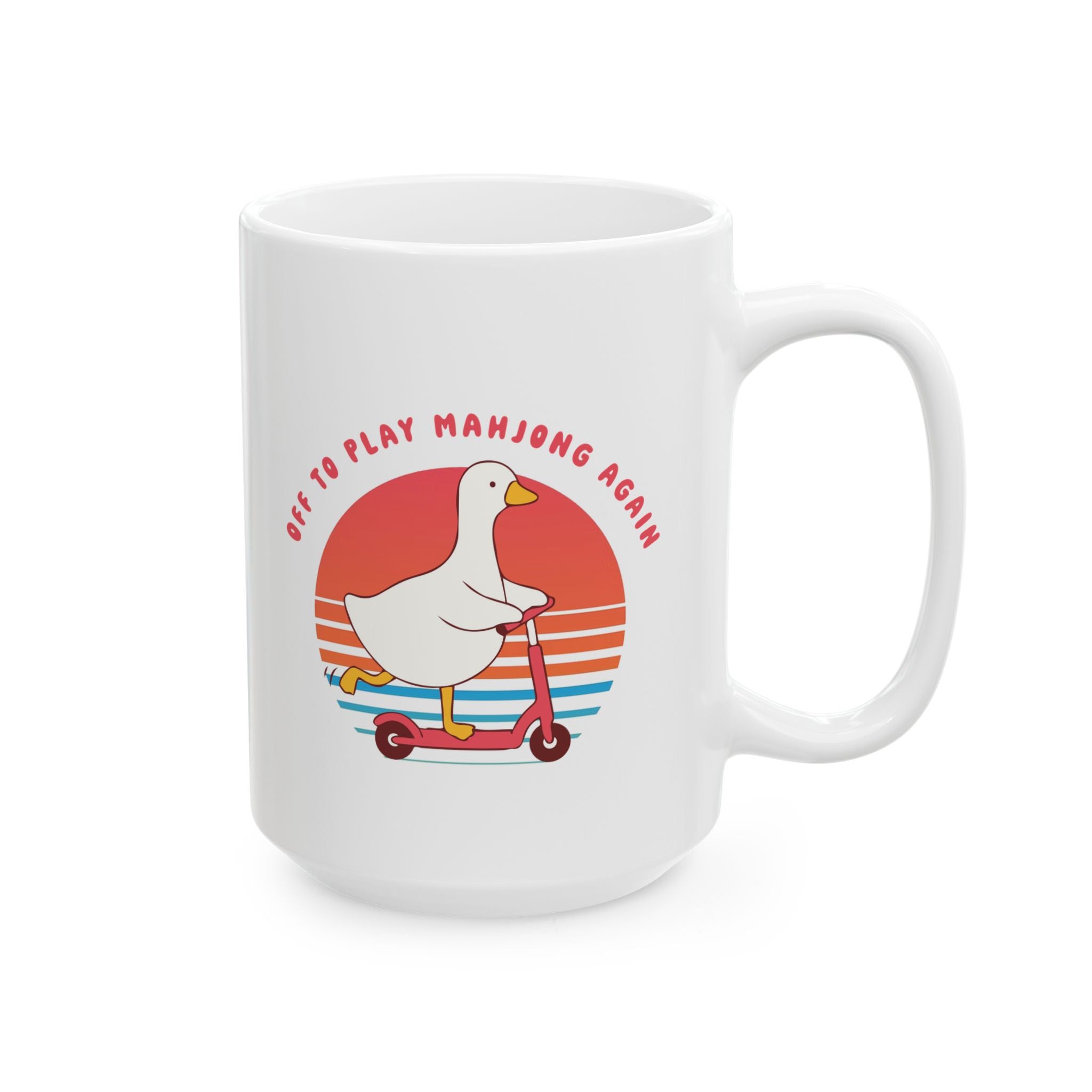 Mug - Off to Play Mahjong - Silly Goose Collection