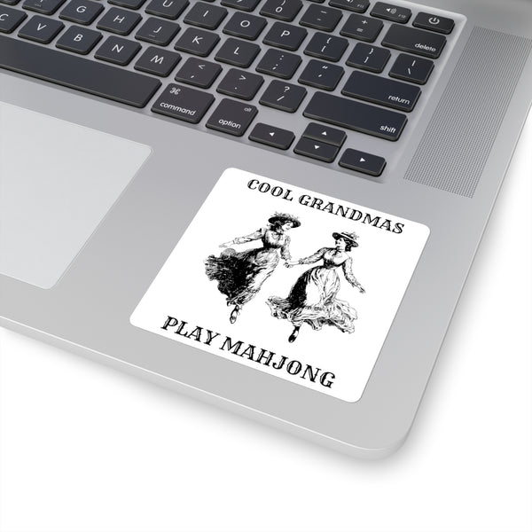 Sticker - Cool Grandmas Play Mahjong