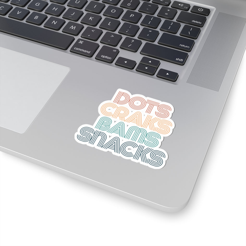 Sticker- DOTS CRAKS BAMS SNACKS