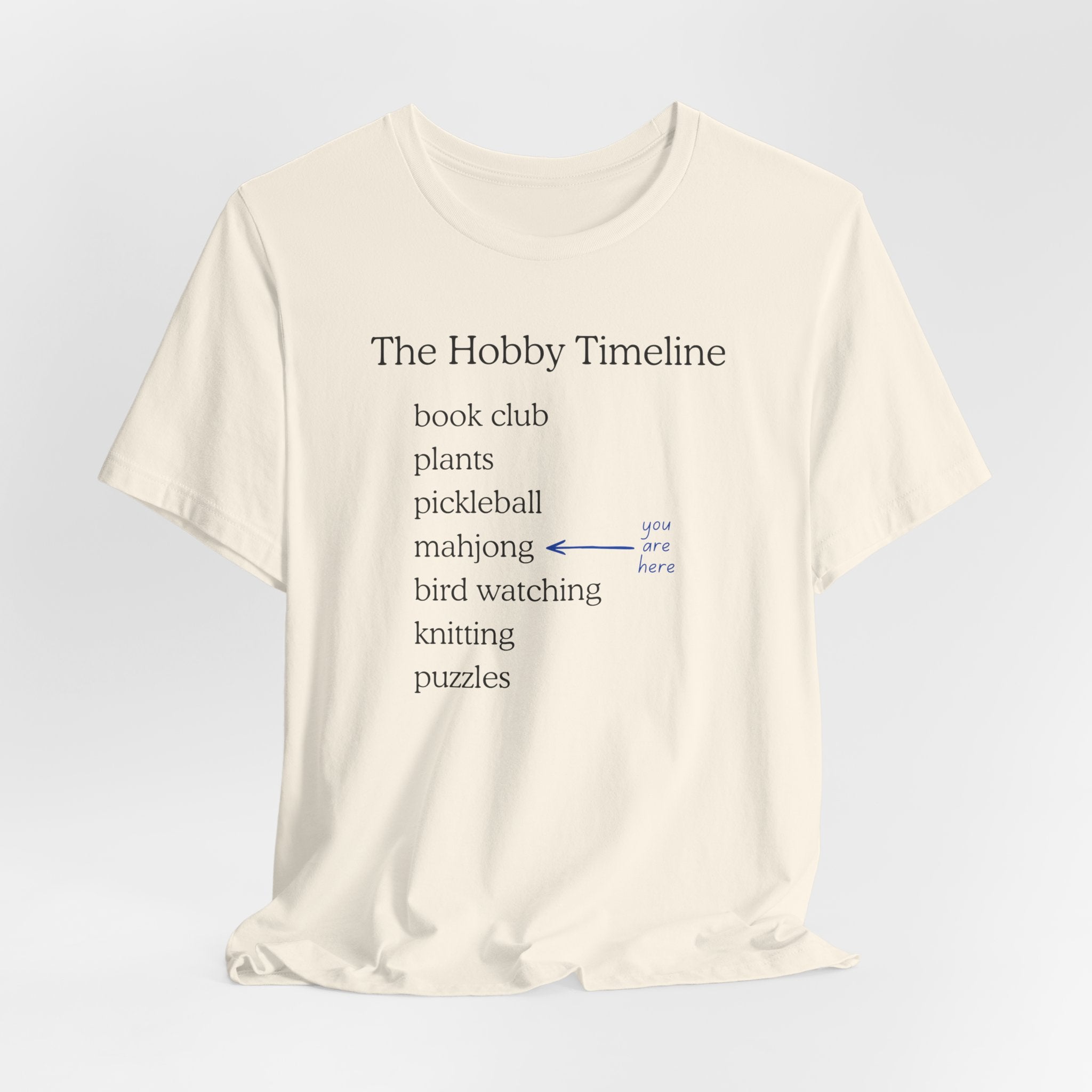 T-Shirt - Hobby Timeline Tee (Bella+Canvas - Unisex)