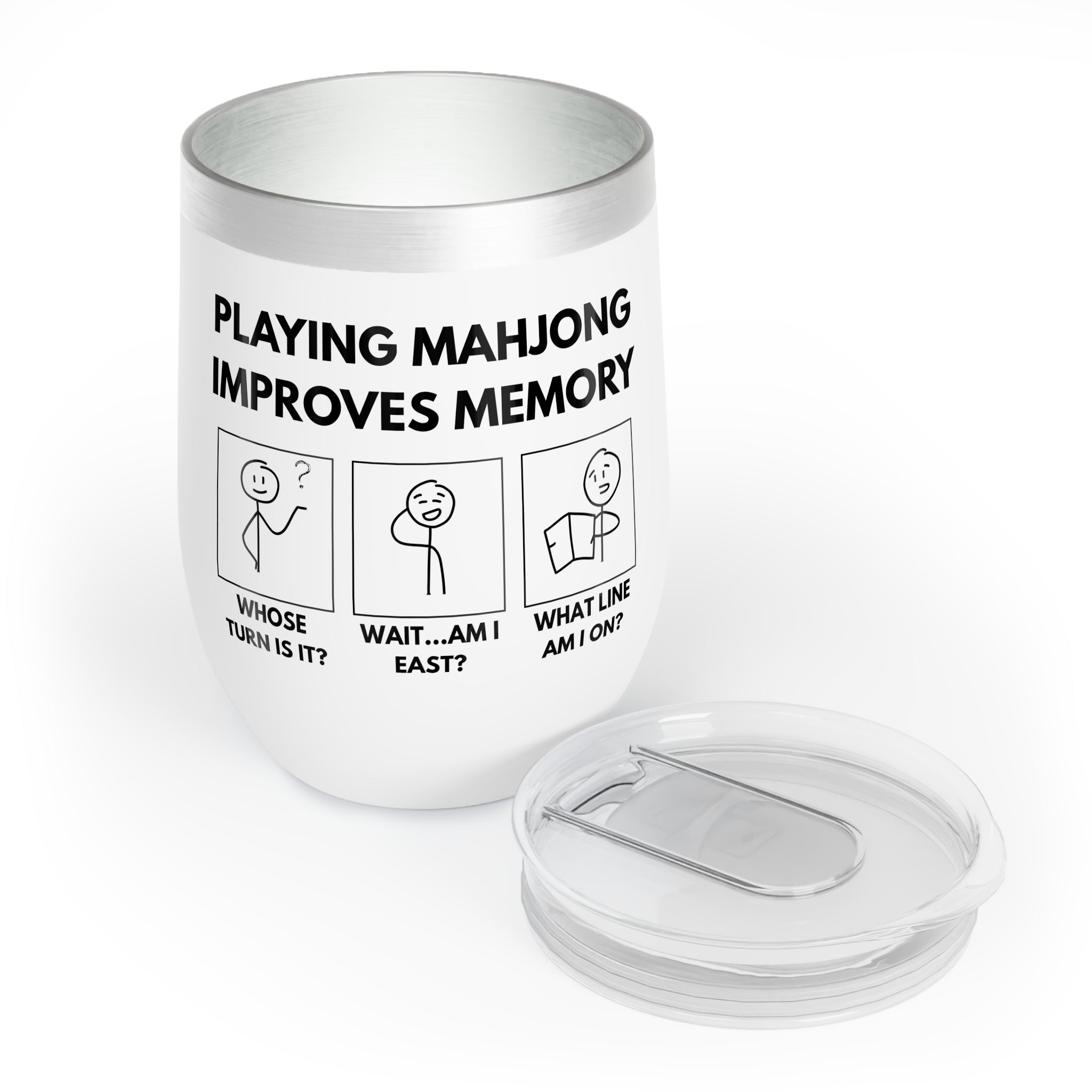 Chill Wine Tumbler - Mahjong Memory