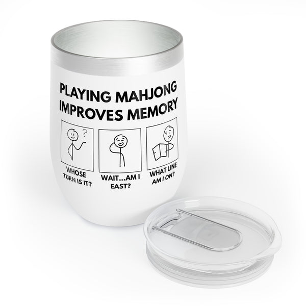 Chill Wine Tumbler - Mahjong Memory