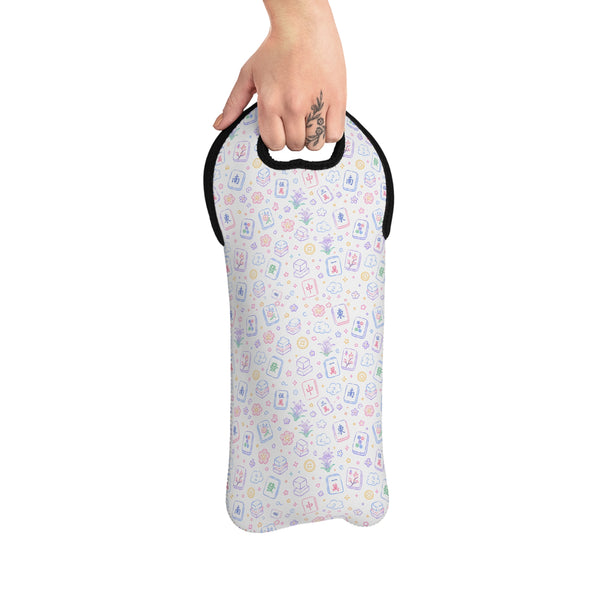 Wine Tote Bag - Color Mahjong Tiles