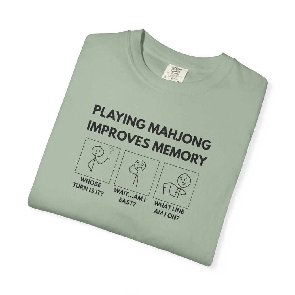 T-Shirt - Mahjong Improves Memory (Comfort Colors - Unisex)