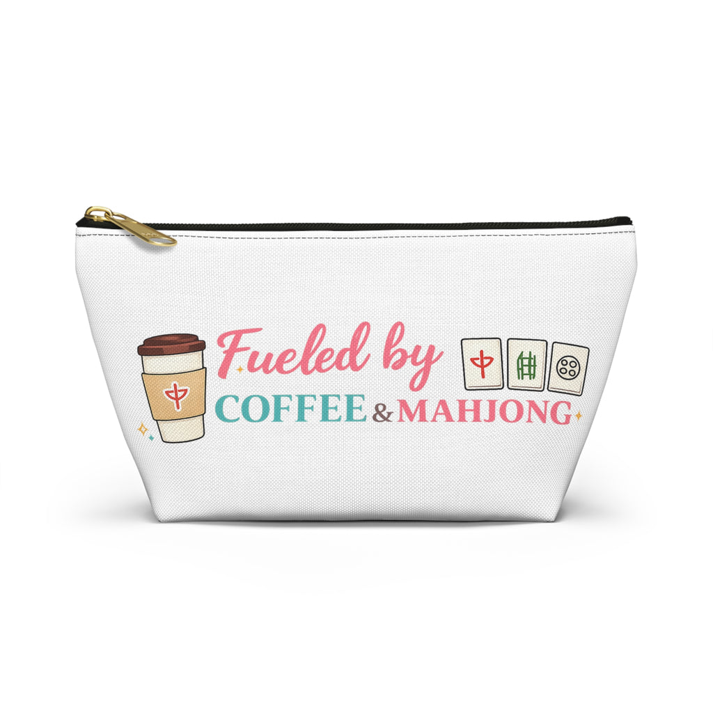 Accessory Pouch -  Fueled by Coffee & Mahjong