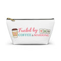 Accessory Pouch -  Fueled by Coffee & Mahjong