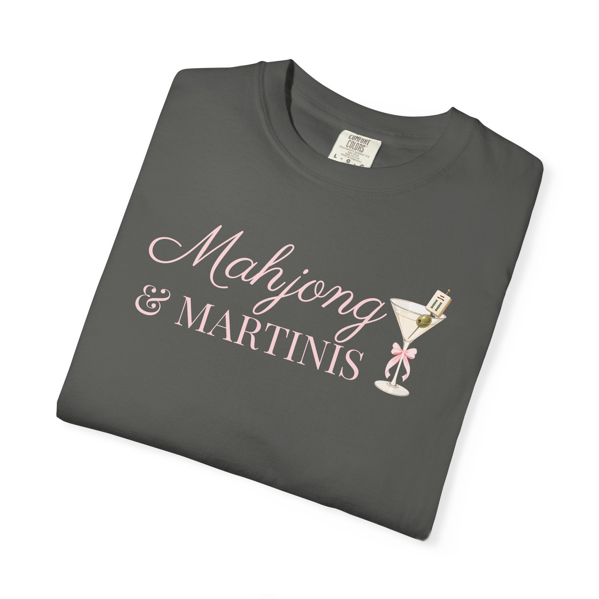 T-Shirt - Mahjong & Martinis T-Shirt (Comfort Colors - Unisex)
