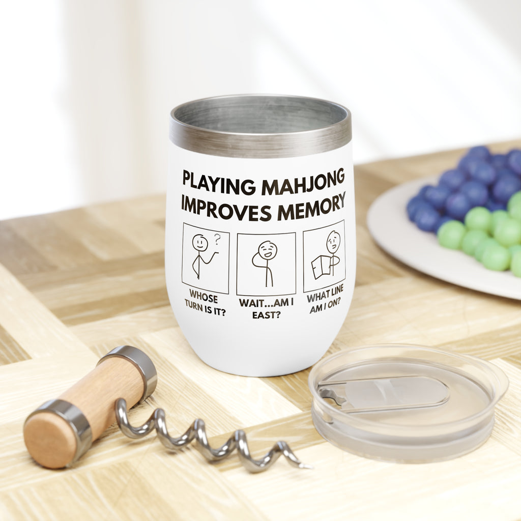 Chill Wine Tumbler - Mahjong Memory