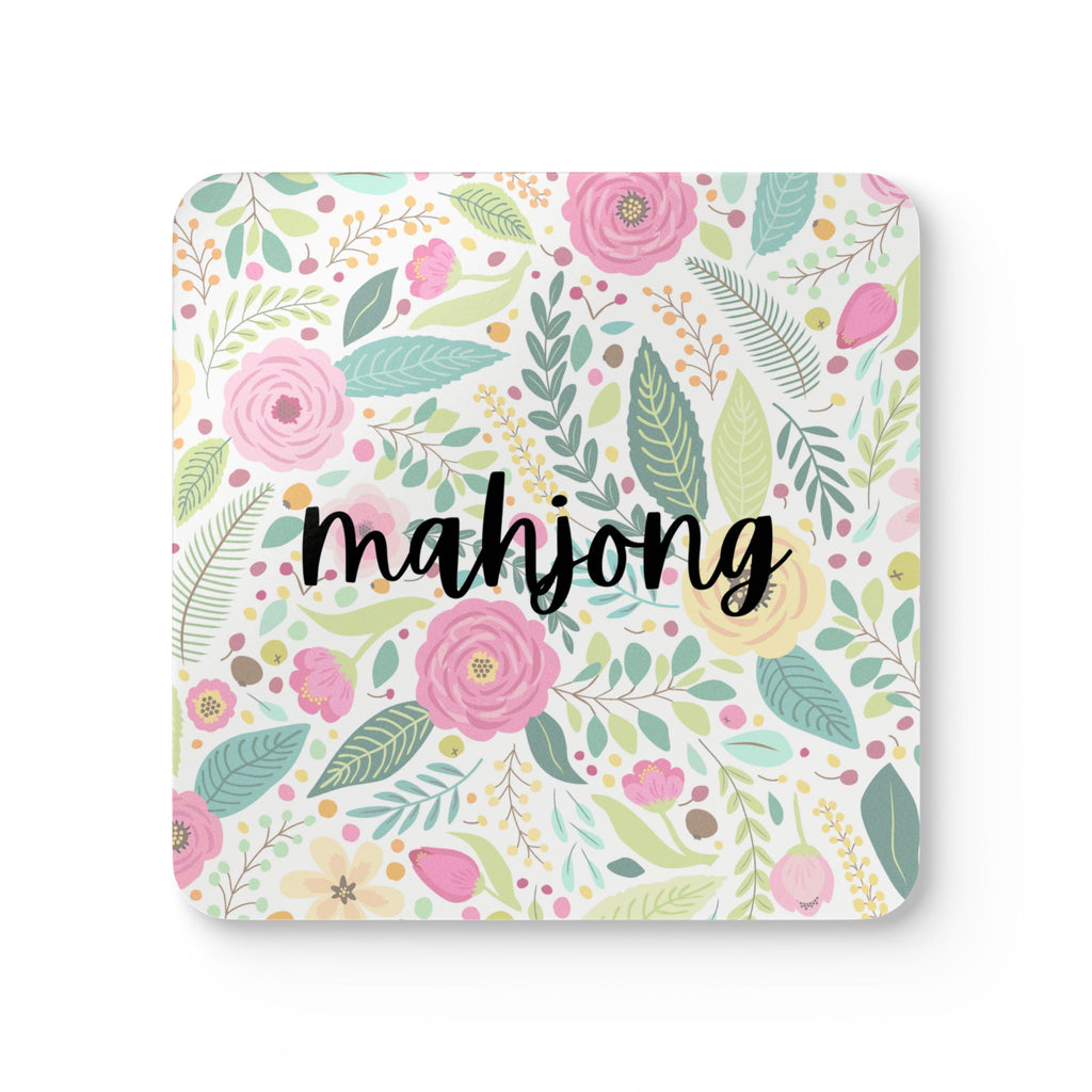 Coasters (4 pack) - Floral Mahjong