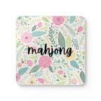 Coasters (4 pack) - Floral Mahjong