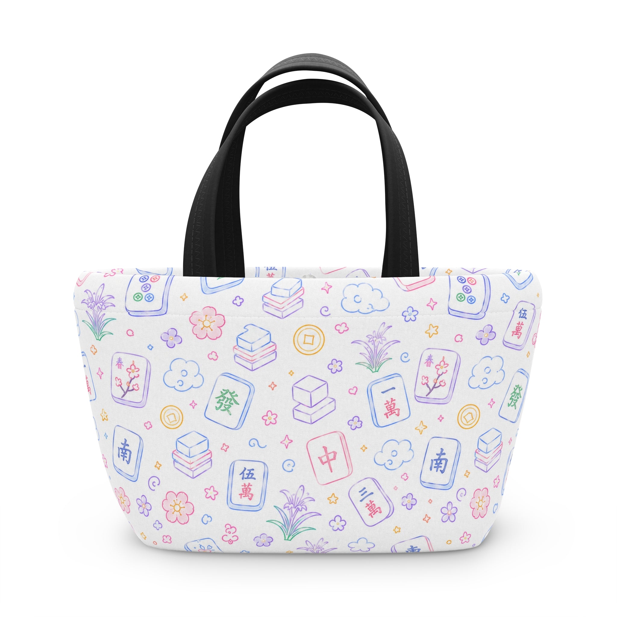 Lunch Bag -  Colorful Mahjong Tiles Secondary image