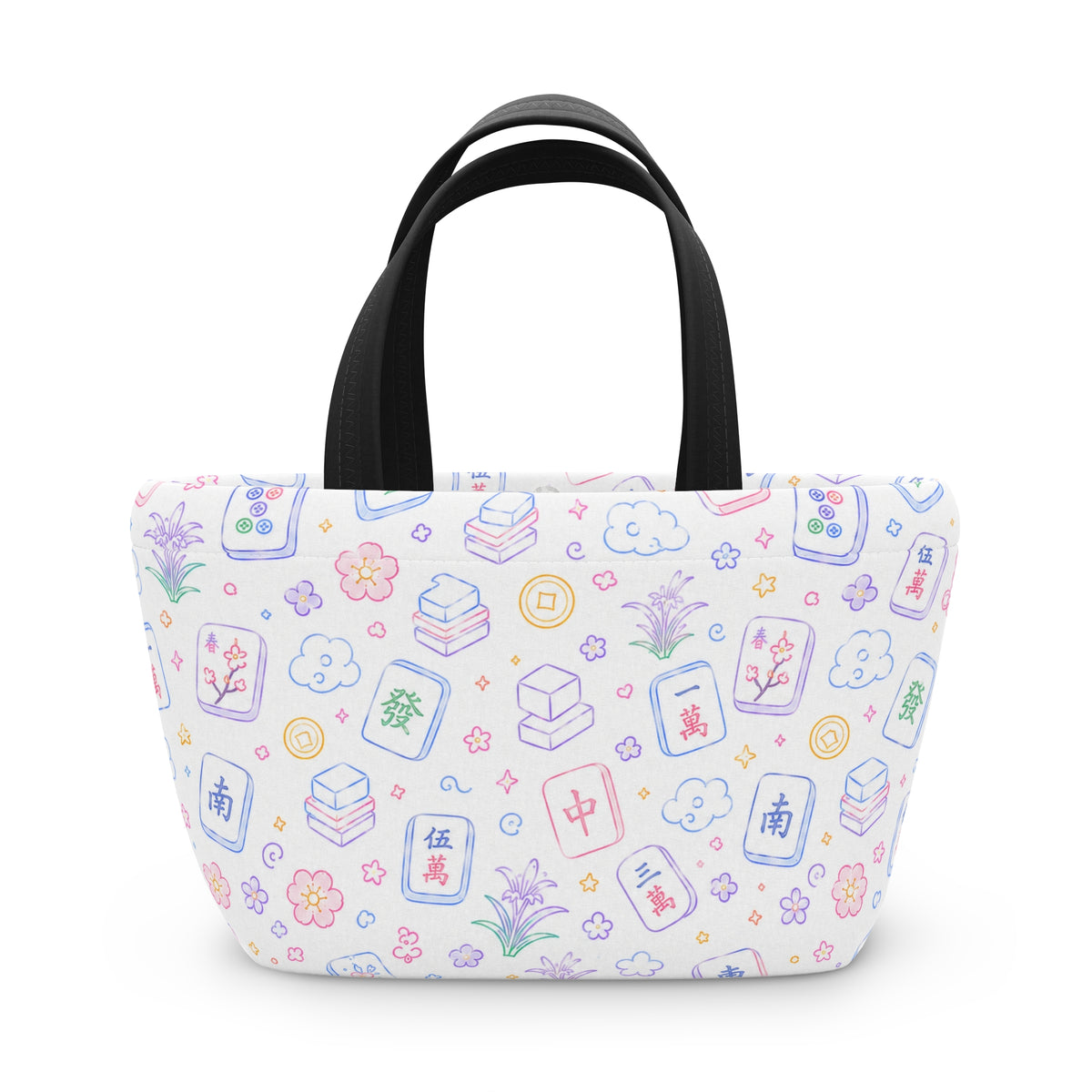 Lunch Bag -  Colorful Mahjong Tiles